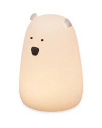 Bear Silicone Night Light - White