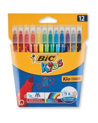 Bic Kids Colour Felt Pens 12 Pack
