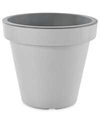 Gardenline Plastic Plant Pot - Grey