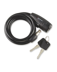 Bikemate Spiral Cable Lock - Black