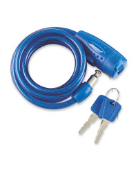 Bikemate Spiral Cable Lock - Blue