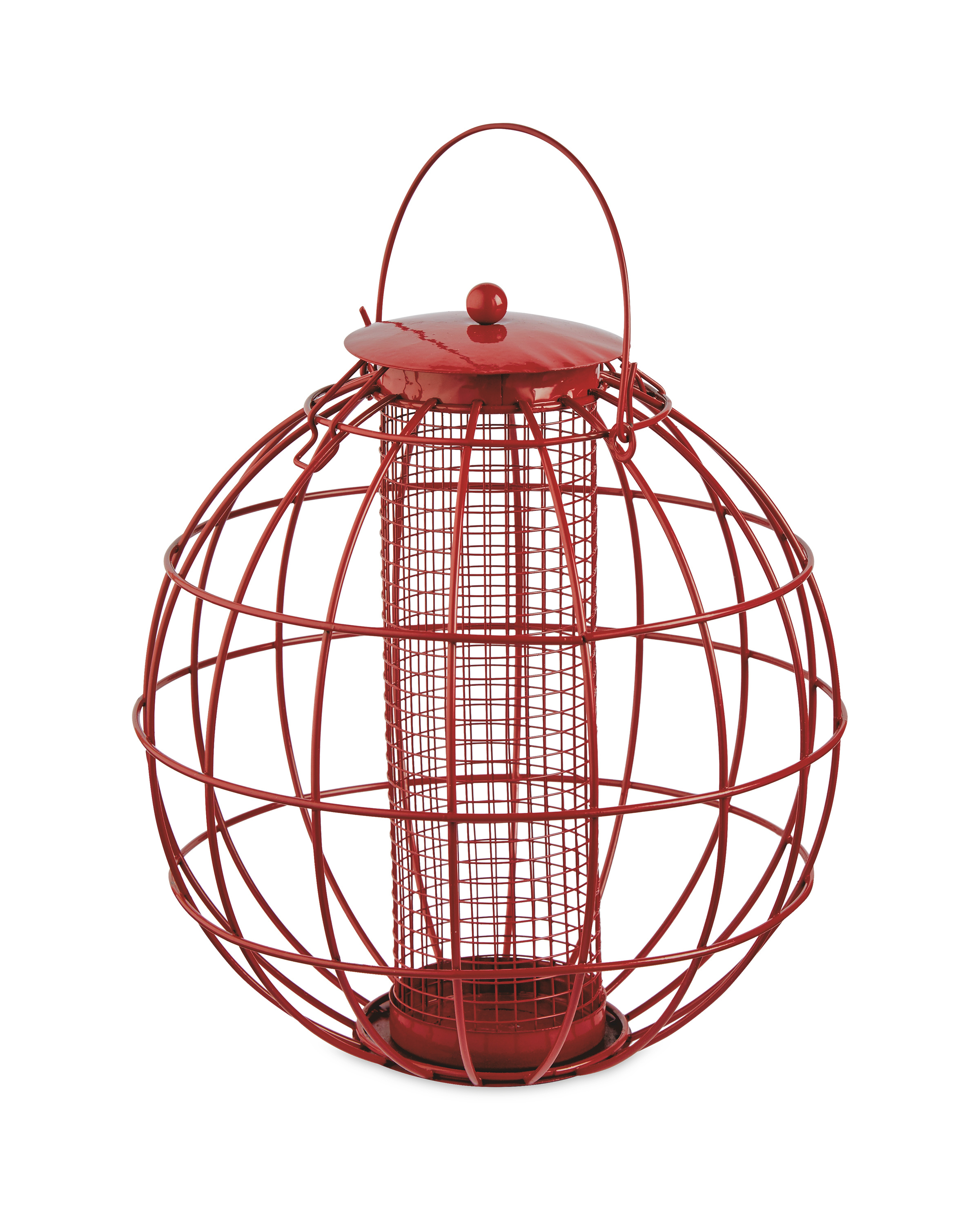 Bird Globe Peanut Feeder Rust Aldi Uk