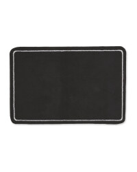 Black & White Washable Pet Boot Mat