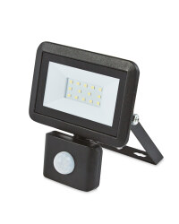 Black 10W Floodlight With Sensor