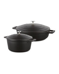 Black Aluminium Casserole Dishes