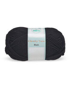 So Crafty Black Chunky Yarn 2 Pack - ALDI UK