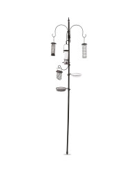 Black Complete Bird Feeding Station
