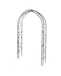 Black Decorative Garden Arch
