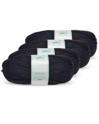 So Crafty Black Double Knit Yarn