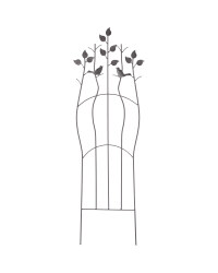 Black Leaves Iron Decorative Trellis