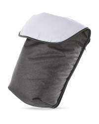 Mamia Black Melange/Cream Foot Muff