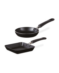 Black Mini Frying Pan Set