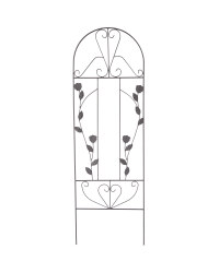 Black Roses Iron Decorative Trellis