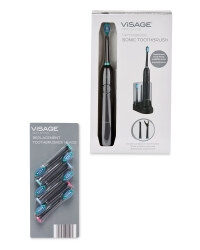 Black Sonic Toothbrush and Head Set