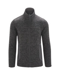 Black Structured Fishing Fleece
