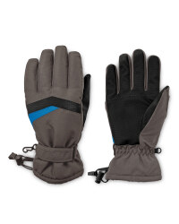 Avenue Black/Blue Ski Gloves