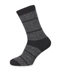 Black/Grey Heat Socks Size 9-11