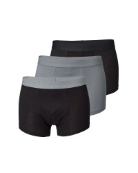 Black/Grey Men's Hipsters 3 Pack