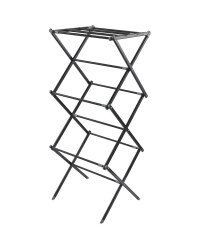 Black/Silver 3-Tier Expanding Airer