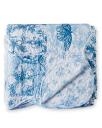 Blackberry Twist Vintage Bedspread