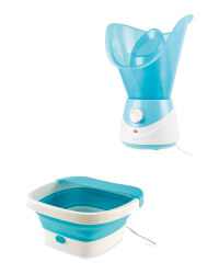 Blue Facial Steamer & Foot Spa