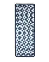 Blue Diamond Luxury Plush Runner