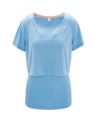 Blue Ladies Fitness-Shirt