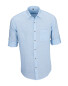 Men's Blue Linen Blend Shirt