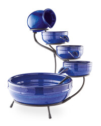 Blue Solar Water Feature