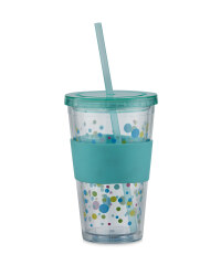 Blue Straw Cup