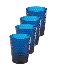 Blue Picnic Tumblers 4 Pack