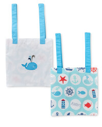 Blue Whale Cot Pockets