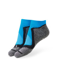 Blue/Black Cycling Trainer Socks