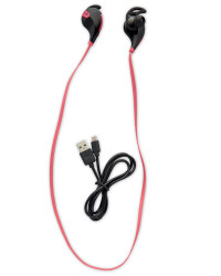 Bluetooth Sports Headset - Pink/Black