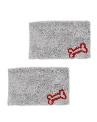 Bone Dirty Pet Doormat 2 Pack