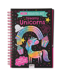 Scratch Art Unicorns Book