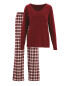 Bordeaux Ladies' Flannel Pyjamas