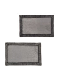 Border Memory Foam Bath Mat