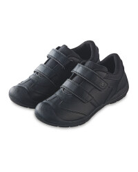 Boys' Hook & Loop Leather Shoes