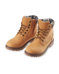 Boy's Tan Winter Boots