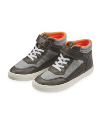 Lily & Dan Grey Hi-Top Trainer
