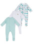 Lily & Dan Icy White Sleepsuits