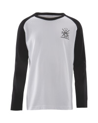 Lily & Dan Black Long Sleeved Top
