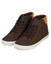 Kids' Brown Hi-Top Boot