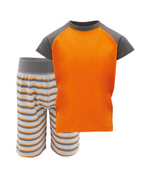Children's Striped Shorty Pyjamas