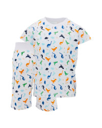 Children's Dinosaur Shorty Pyjamas