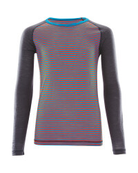 Crane Boys Long Sleeved Grey Top
