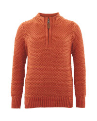 Lily & Dan Kids Zip Neck Jumper