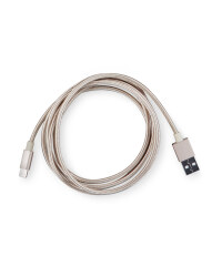 Braided Lightning Sync/Charge Cable - Gold