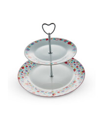 Bright Porcelain Cake Stand